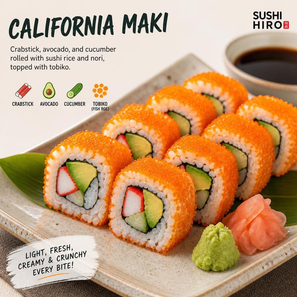California Maki Sushi Hiro menu california maki